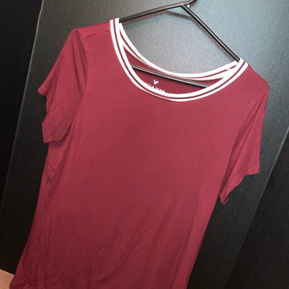 Super soft maroon tee